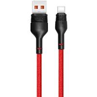 Xo Usb to Usb-C cable Nb55 5A, 1M Red