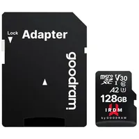 Goodram atmiņas karte Irdm microSD 128Gb  adapteris Ir-M2Aa-1280R12