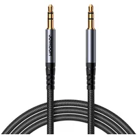 Joyroom Sy-A09 Aux cable 3.5Mm mini jack to jack, braided, 1.2M Black Sy-A08
