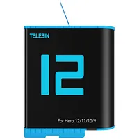 Telesin Battery for Gopro Hero 12 / 11 10 9 1750 mAh - Gp-Btr-901-D