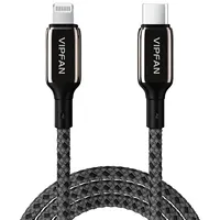 Vipfan Usb-C to Lightning Cable P03 1,5M, Power Delivery Black Cb-P3