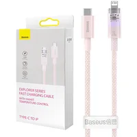Baseus Fast Charging cable Usb-C to Lightning  Explorer Series 1M, 20W Pink Cats010204