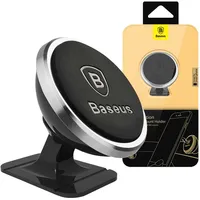 Baseus Magnetic car holder for smartphone Silver Sucx140012