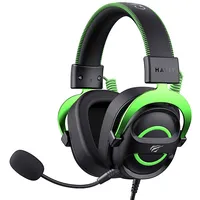 Havit Gaming Headphones H2002E Black-Green H2002E-Bg