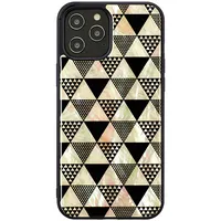 iKins case for Apple iPhone 12/12 Pro pyramid black T-Mlx43544