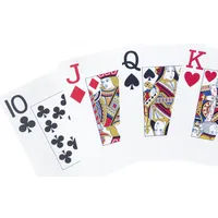 Spēļu kārtis Pokers 100 plastmasa 55Gab Kx4753