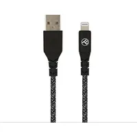 Tellur Green Data cable Usb to Lightning 2.4A 1M nylon black T-Mlx48745