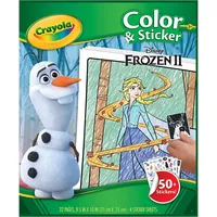 Crayola Frozen 2 Krāsojamā grāmata ar uzlīmēm 04-5864