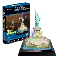 Cubicfun Led 3D puzzle Statue Of Liberty 37 Pieces 