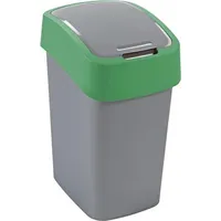 Curver Atkritumu spainis Flip Bin 25L sudraba/zaļš 0802171P80