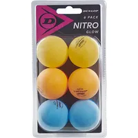 Dunlop Table tennis balls Nitro Glow 6Gab. 679349