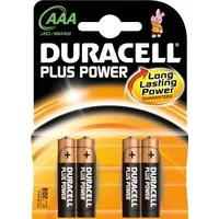 Duracell Aaa/Lr03, Alkaline Plus Power Mn2400, 4 pcs 817