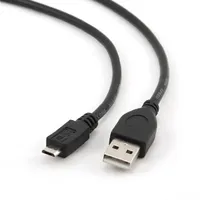 Gembird Usb - micro Cable 0.1M Black Ccp-Musb2-Ambm-0.1M