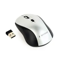 Gembird Wireless optical mouse Black/Silver Musw-4B-02-Bs