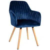 Krēsls Ariel 58X58,5Xh85Cm, materiāls audums, krāsa gaiši zils, kājas dižskabardis 4741243265035
