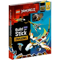 Lego Ninjago Aktivitāšu grāmata Konstruē un būvē Pūķi Latviešu valodā Bsp6701Lv