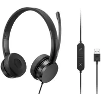 Lenovo Usb-A Wired Stereo On-Ear Headset with Control Box 4Xd1K18260