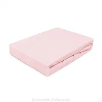 Palags jersī ar gumiju 120X60 cm Light Pink 1396 Kiec-1396