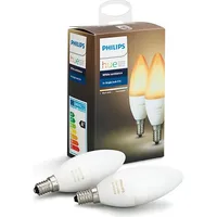 Philips Led Light Bulb E14 5.2W Hue 2Pack 929002294404