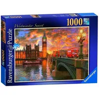 Ravensburger 19591 Westminster Sunset 1000 gabaliņu Puzzle 4005556195916