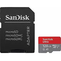 Sandisk Ultra A1 Micro Sdxc 128Gb Uhs-I With Adapter Sdsquab-128G-Gn6Ma