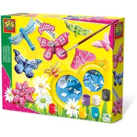 Ses Creative 01131 Childrens Butterfly Glitter Casting and Painting Set