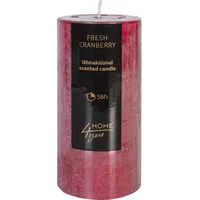 Svece Fresh Cranberry, D6.8Xh14Cm, tumši rozā  smaržas- dzērveņu 4741243800939