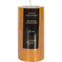 Svece Joyful Passion Fruit, D6.8Xh14Cm, tumši dzeltena  smaržas- grenadils 4741243800960