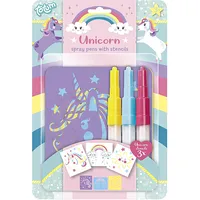 Totum radošais komplekts, krāsošanai Unicorn Spray pens, 071018 4030101-0234