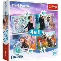 Trefl Frozen Puzzle 4 in 1 set 34381 Pužļu komplekts 34381T