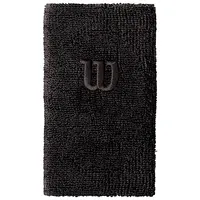 Wilson Extra Wide W Wristband Black / Wra733528