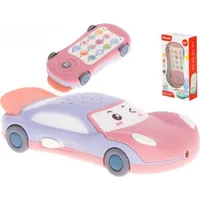 Automašīna-Telefons-Projektors 5980/1 pink Kik-5980.1