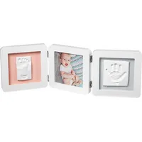Baby Art Double 2P Essentials komplekts mazuļa pēdiņu/rociņu nospieduma izveidošanai, balts - 3 3601097200