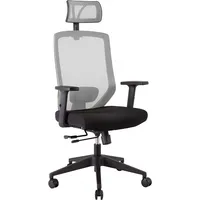 Biroja krēsls Joy 64X64Xh115-125Cm, sēdvieta audums, atzveltne tīklveida krāsa melns  4741243145030