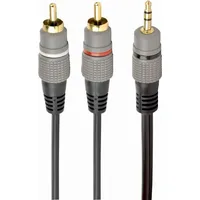 Cable Audio 3.5Mm To 2Rca 1.5M/Gold Cca-352-1.5M Gembird