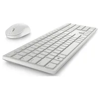 Dell Keyboard and Mouse Km5221W Pro Wireless, Us, 2.4 Ghz, White 580-Akez