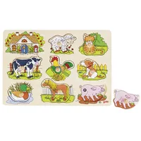 Goki Koka podziņu puzle - ferma ar dzīvnieku balsīm 57895