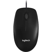 Logitech Mouse M100 Optical, Black, Wired 910-006652