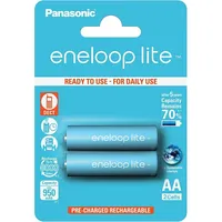 Panasonic Eneloop Lite 2 x Aa 950Mah Bk-3Lcce/2Be