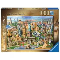 Ravensburger 19798 - World Landmarks 1000 gabaliņu puzzle 4005556197989