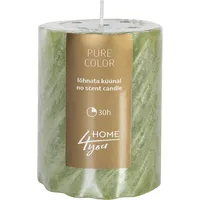 Svece Pure Color, D6.8Xh9.5Cm, zaļš  bez smaržas