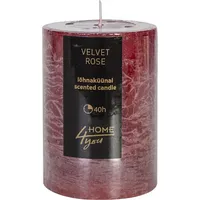 Svece Velvet Rose, D6.8Xh9.5Cm, sarkans  smaržas- roze