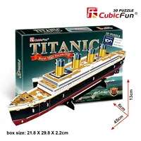 Titanic Cubicfun T4012H 3D Puzzle 35 Pieces