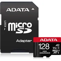A-Data Adata Ausdx128Gui3V30Sha2-Ra1 Memory Card 128 Gb, Microsdxc, Flash memory class 10, Adapter, 