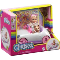 Barbie Chelsea Vehicle Doll Gxt41 lelle ar auto un sunīti 0887961961997