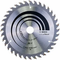 Bosch Ripāģa disks 165 x 20/16 Optiline Wood Z36 2608642602