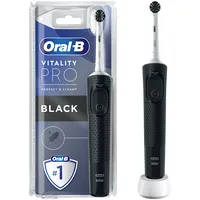 Braun Oral-B Electric Toothbrush D103.413.3 Vitality Pro Rechargeable, For adults, Number of brush h Black