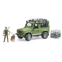 Bruder Land Rover Defender with forest ranger and dog 02587 