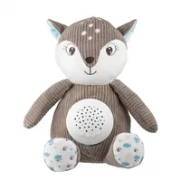 Canpol Babies 3In1 plush fawn with music box and projector, 0M , brown, 77/206Brow ar projektoru 5901691854178