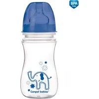 Canpol Babies Plata kakla barošanas pudelīte 240Ml Easystart colorful animals 35/206 1010201-0344